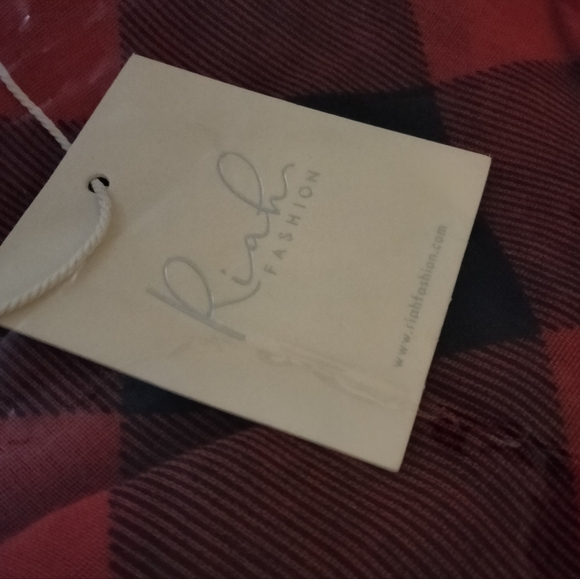 🆕 Red Buffalo Check Kimono - Picture 7 of 7